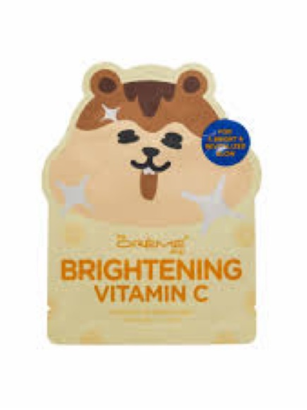 Brightening Vitamin C Kids Sheet Mask – Cream/Brown pack of 6